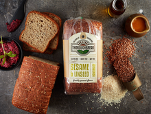Load image into Gallery viewer, Thoroughbread Sesame and Linseed loaf
