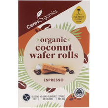 Load image into Gallery viewer, Coconut Wafer Rolls Espresso