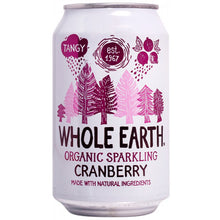 Load image into Gallery viewer, Whole Earth Cranberry Sparkling Drink 330ml