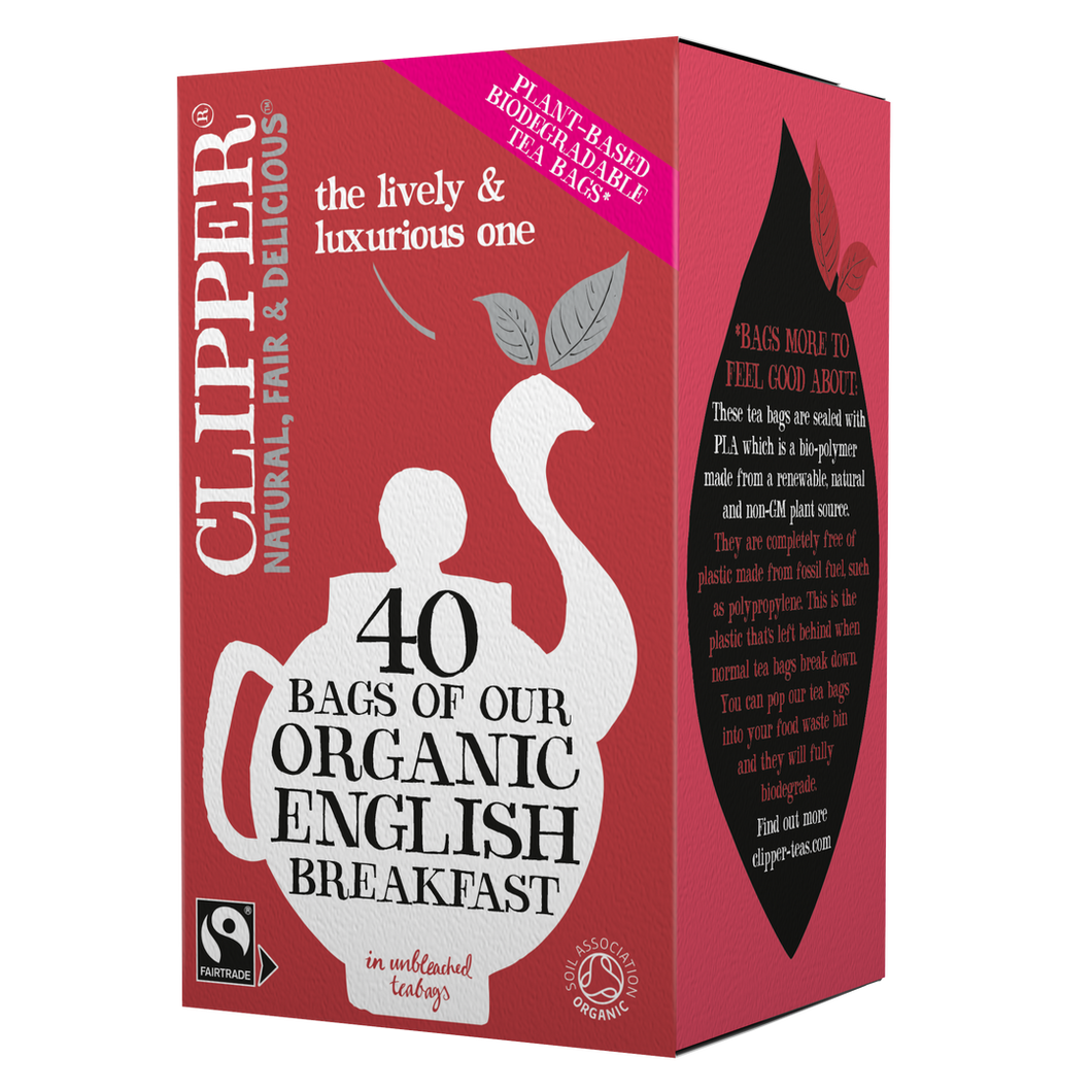 Clipper English Breakfast Tea 40s