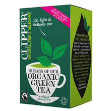 Load image into Gallery viewer, Clipper Green Tea 40s
