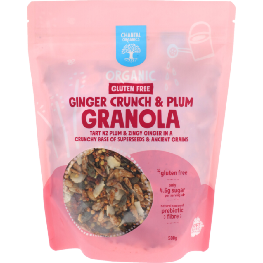 Granola Ginger Crunch & Plum Gluten-free 500g