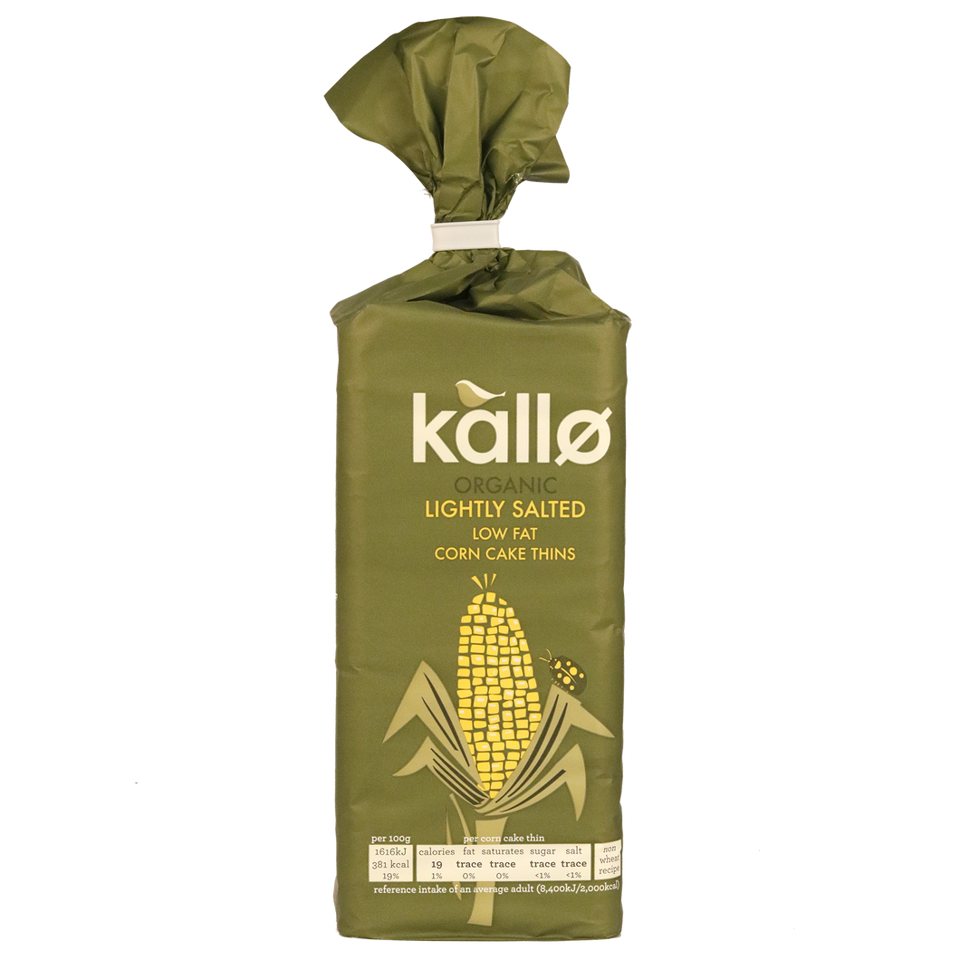 Kallo Thin Corn Cakes 130g (square)
