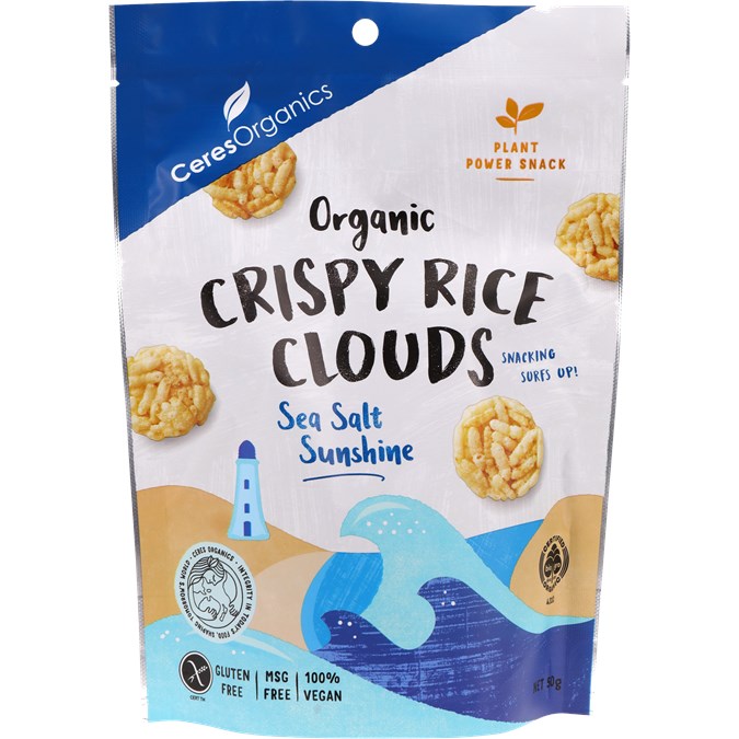 Crispy Rice Clouds Sea Salt 50g