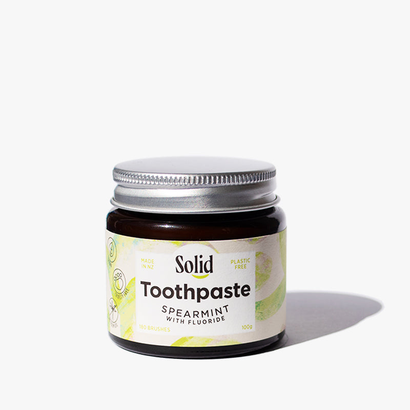 Solid Toothpaste 100g – Spearmint with Fluoride