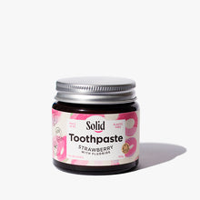 Load image into Gallery viewer, Solid Toothpaste 100g – Strawberry with Fluoride
