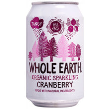 Load image into Gallery viewer, Whole Earth Cranberry Sparkling Drink 330ml
